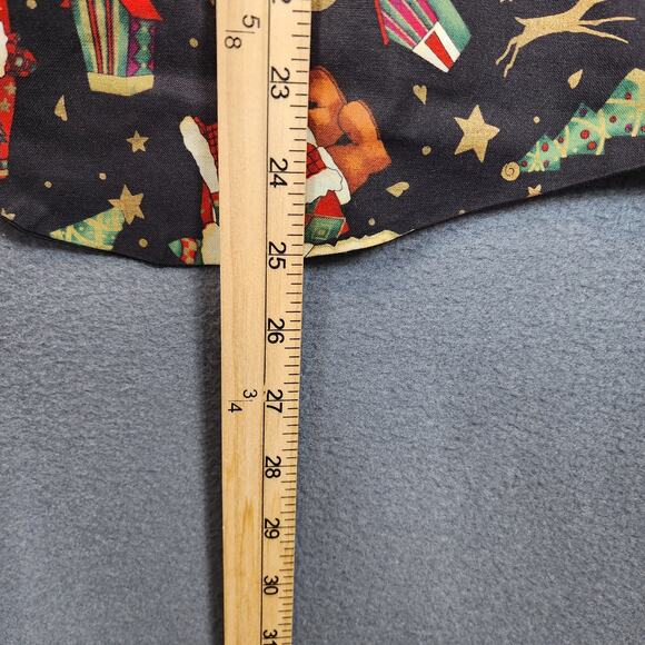 111 Main Womens Vest XXL 2XL Christmas Tree Santa Holiday Reindeer Office Vtg - Picture 5 of 12